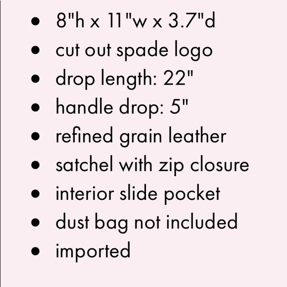 Kate Spade Patrice Satchel or Crossbody! NWT! - Picture 5 of 16